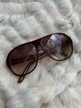 Marc Marc Jacob’s brown Retro Aviator, OS